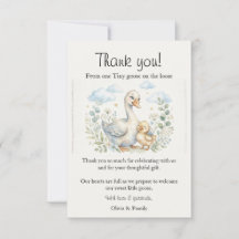 Un pequeño ganso tonto anda suelto: Baby Shower
