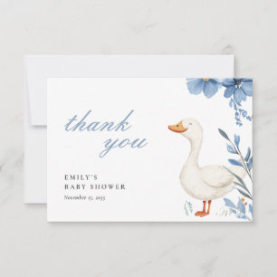 Tarjeta De Agradecimiento Un pequeño jovencito jodido Baby Shower