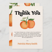 Un Pequeño Testigo Está En Camino Naranja Baby Sho