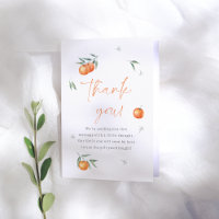 Un poco cursi Naranja Citrus Baby Shower