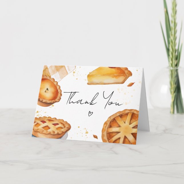 Tarjeta De Agradecimiento Un poco de Baby Shower (Anverso)