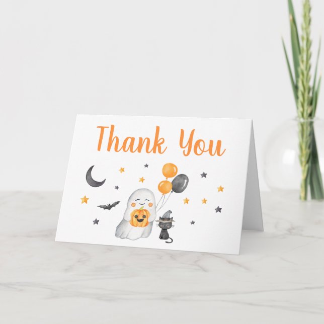 Tarjeta De Agradecimiento Un poco de Baby Shower (Anverso)