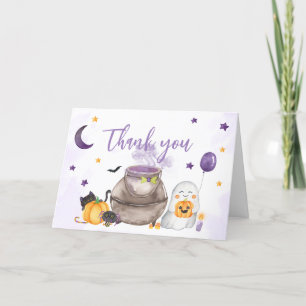 Tarjeta De Agradecimiento Un poco de Baby Shower fantasma