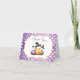 Tarjeta De Agradecimiento Un poco de humor para Fantasma Baby Shower