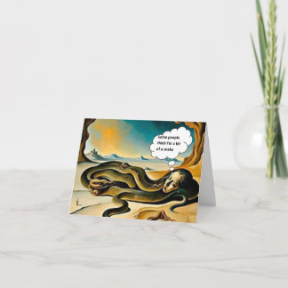 Tarjeta De Agradecimiento Un poco de serpiente
