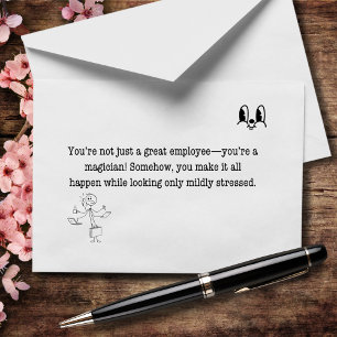 Tarjeta De Agradecimiento Un poquito de magia y mucho talento