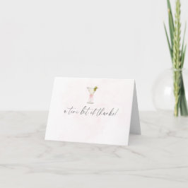 Tarjeta De Agradecimiento Un poquito más cerca de felices para siempre