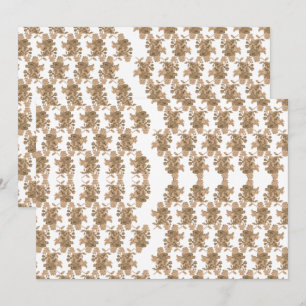 Tarjeta De Agradecimiento Un reflejo perfectamente simétrico de una montaña 