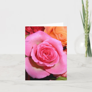 Tarjeta De Agradecimiento ¡Un Rosa de Gracias!