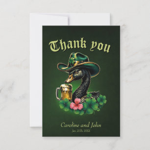 Tarjeta De Agradecimiento Un toque de Irlanda: