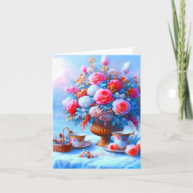 Tarjeta De Agradecimiento Un Trésor d'Amour, carte pour tous (Anverso)