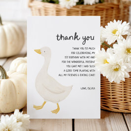 Tarjeta De Agradecimiento Un triste cumpleaños Goose gracias