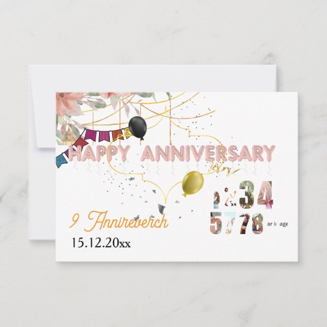 Tarjeta De Agradecimiento "Un viaje de amor (Anverso)
