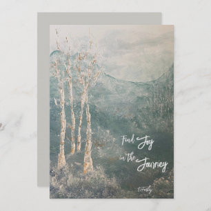 Tarjeta De Agradecimiento Un viaje tranquilo y notecard