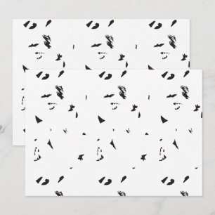 Tarjeta De Agradecimiento Una bandada de pájaros volando en el cielo.