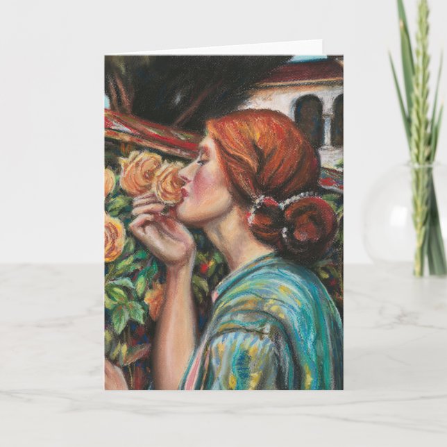 Tarjeta De Agradecimiento Una belleza mayor: (Anverso)