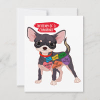 Una Cuta Anatomía De Regalo De Cachorro De Un Chih