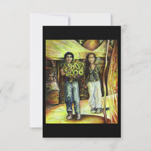 Tarjeta De Agradecimiento Una fase de ChapeI de un ChaIIenge (Anverso)