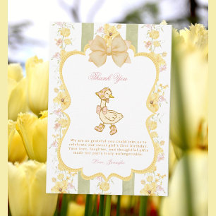 Tarjeta De Agradecimiento Una Goose Silly