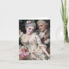 Tarjeta De Agradecimiento Una nueva cesta de flores