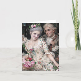 Tarjeta De Agradecimiento Una nueva cesta de flores