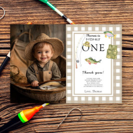 Tarjeta De Agradecimiento Una pequeña fiesta de cumpleaños de pescadores