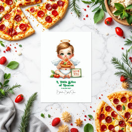 Tarjeta De Agradecimiento Una pequeña rebanada del cielo - Baby Shower