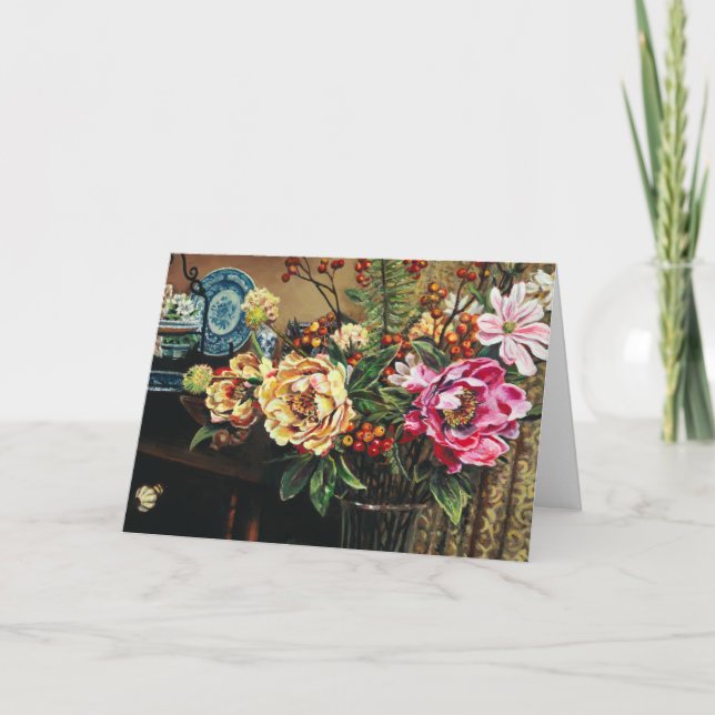 Tarjeta De Agradecimiento Una velada tranquila en Kingdom Café - (Anverso)