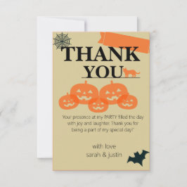 Tarjeta De Agradecimiento ¡Únete a nosotros para una Spooktacular Bash de Ha