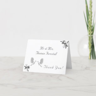 Tarjeta De Agradecimiento Unidad Nupcial Boda Católico Tradicional