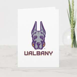 Tarjeta De Agradecimiento Universidad de Albany Great Danes