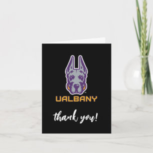 Tarjeta De Agradecimiento Universidad de Albany Great Danes
