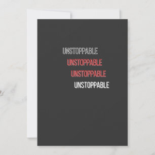 Tarjeta de agradecimiento UnstoppableFlat