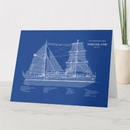 Tarjeta De Agradecimiento USCG Cutter Northland wpg-49 - ABD