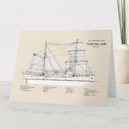 Tarjeta De Agradecimiento USCG Cutter Northland wpg-49 - SBD