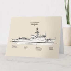 Tarjeta De Agradecimiento USCG Legare wmec-912 - SBD