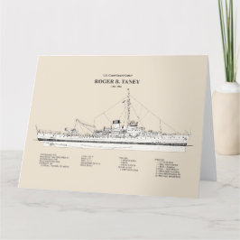 Tarjeta De Agradecimiento USCG Roger B. Taney whec-37 - SBD