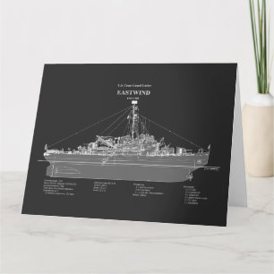 Tarjeta De Agradecimiento USCGC Eastwind wagb-279 - PD