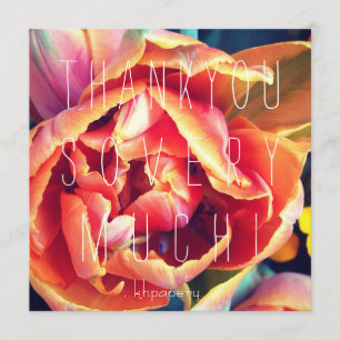 Tarjeta De Agradecimiento ¡Usted es un melocotón! Gracias cardar