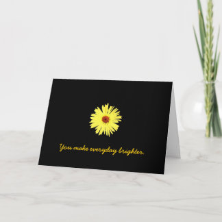 Tarjeta De Agradecimiento Usted hace más brillante diario