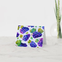 Uvas geniales arte de frutas en acuarela colorida 