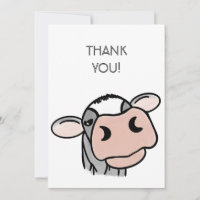 vaca de dibujos animados negro blanco rosa beso gr