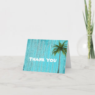 Tarjeta De Agradecimiento Vacaciones en la Isla