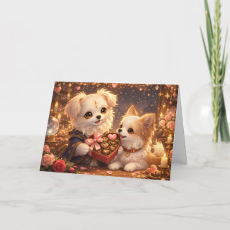 Tarjeta De Agradecimiento Valentine Greeting Card – A Small Moment of Comfor