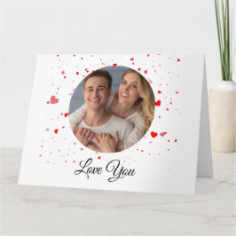 Tarjeta De Agradecimiento Valentine Love Card | Romantic for Him & Her