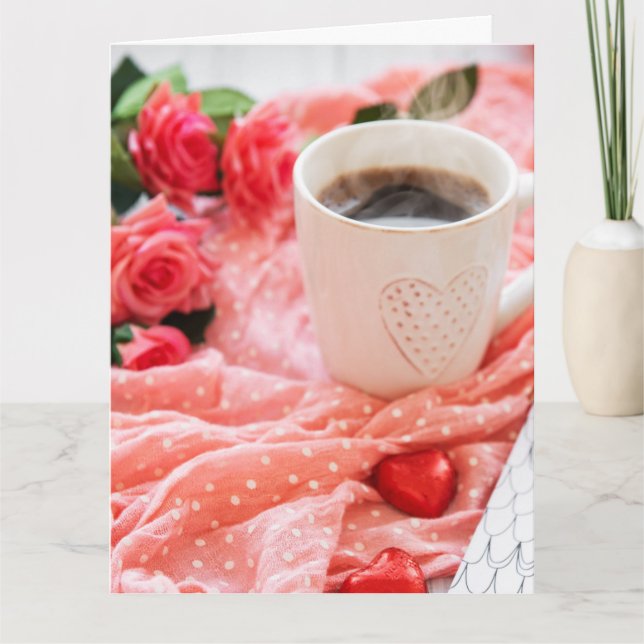 Tarjeta De Agradecimiento Valentine's Day  (Anverso)