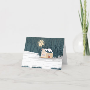 Tarjeta De Agradecimiento Valle verde montañoso