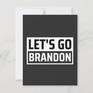 Tarjeta De Agradecimiento vamos a brandon