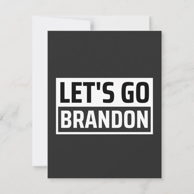 Tarjeta De Agradecimiento vamos a brandon (Anverso)