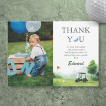 Vamos a Par-Tee Acuarela Carrito de Golf Cumpleaño